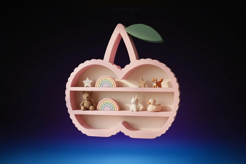 3D Printed Scalable Cherry Shelf