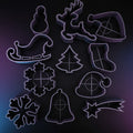 3D Printed Christmas Cookie Cutter Set 1 - 11 Piece