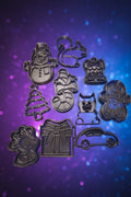 3D Printed Christmas Cookie Cutter Set 2 - 10 Piece