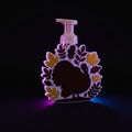 3D Printed Thanksgiving Turkey Interchangeable BBW Soap Dispenser Cover with fall leaves