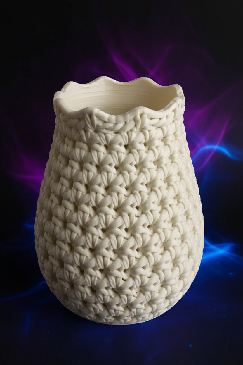 3D Printed Woven Lattice Vase