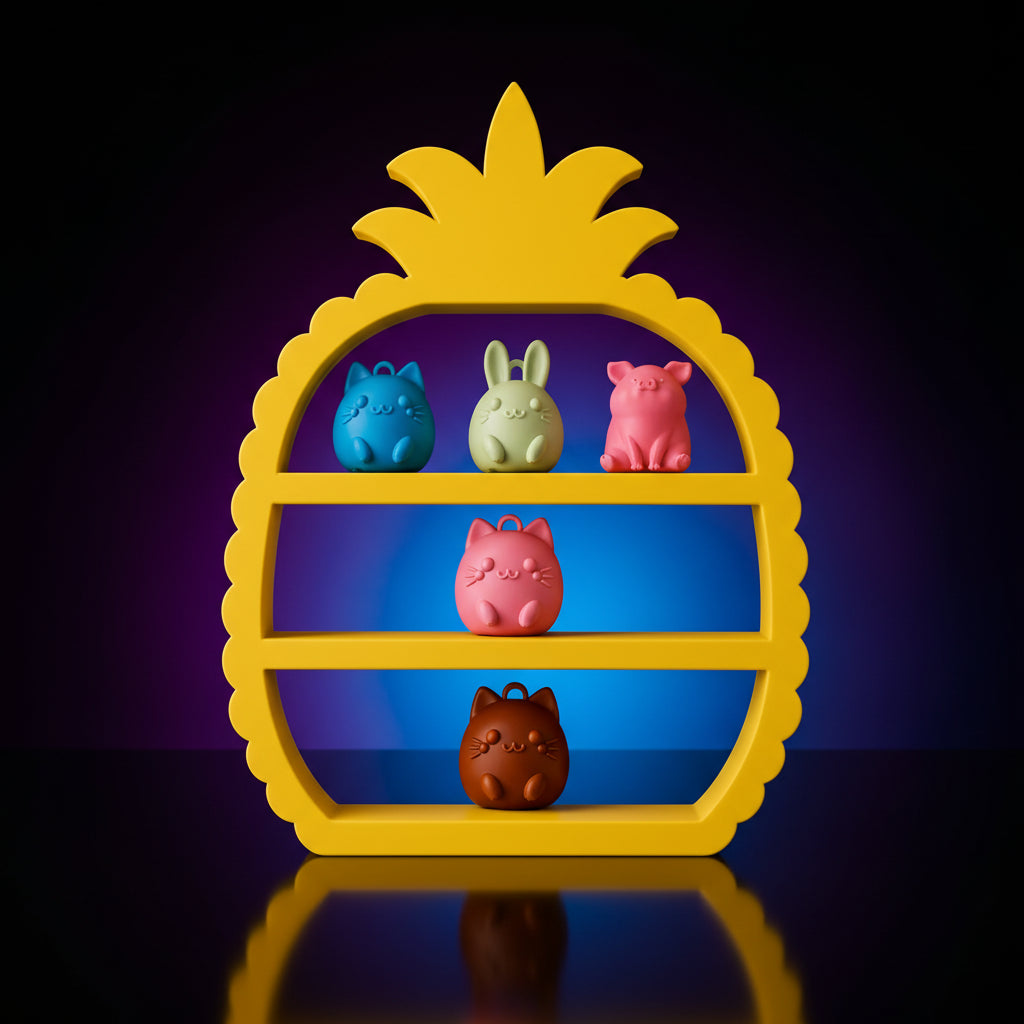 3D Printed Scalable Pineapple Shelf Buddy