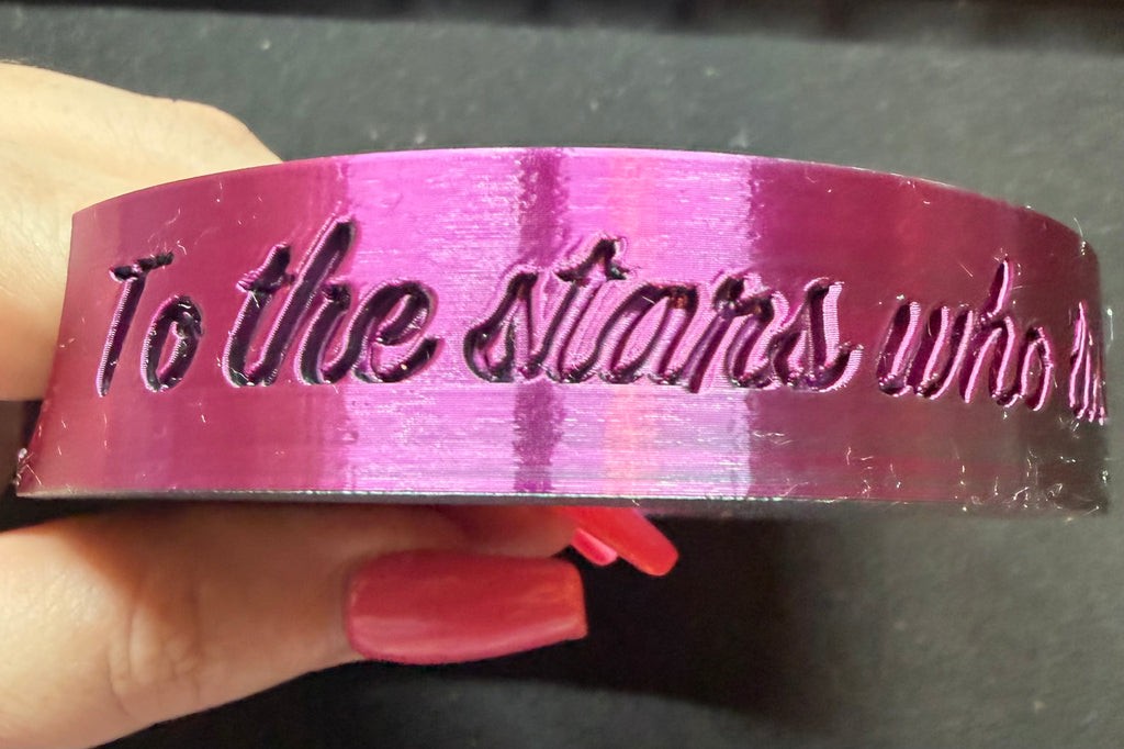 3D Printed ACOTAR Quote Coaster Set