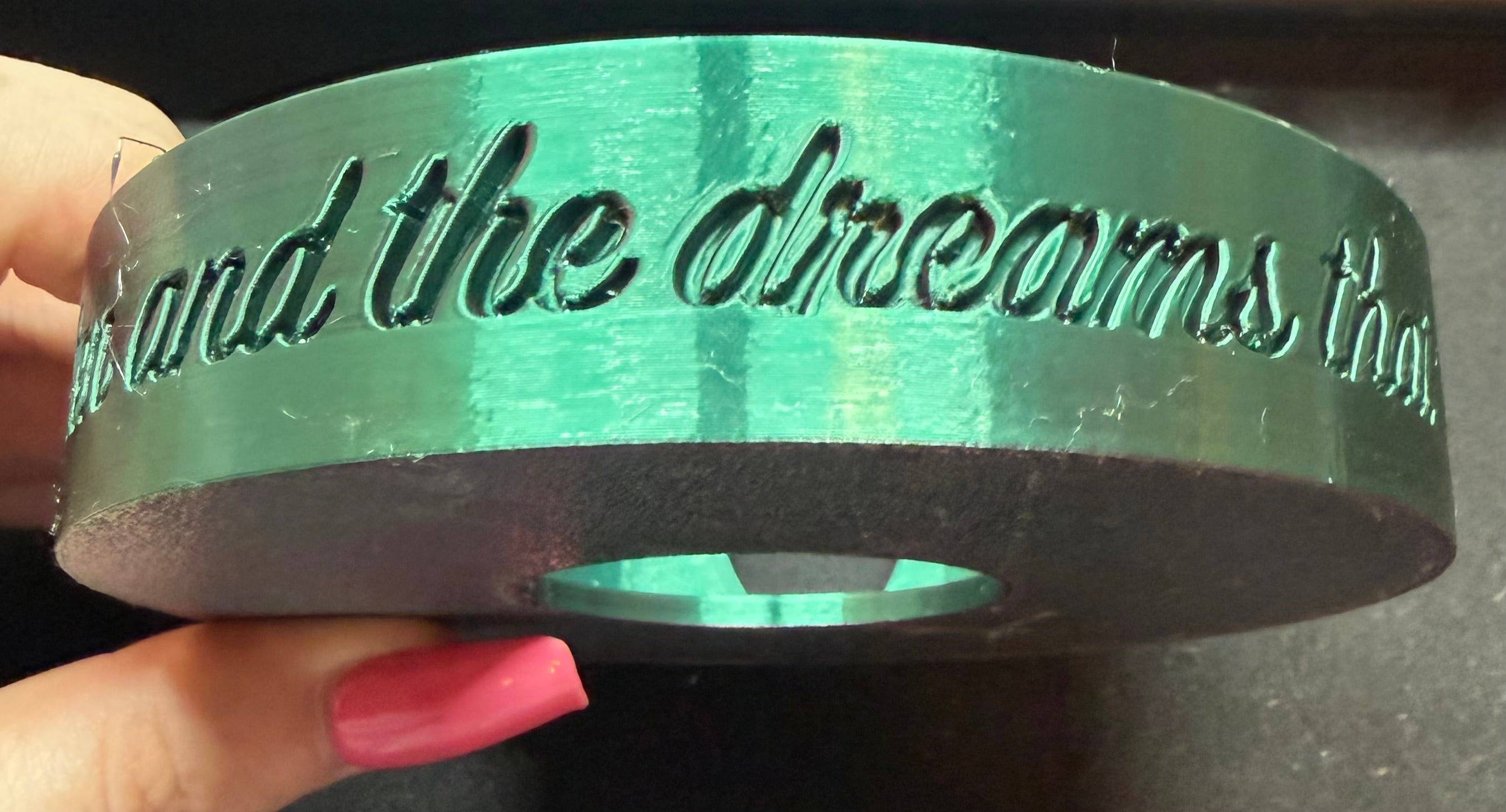 3D Printed ACOTAR Quote Coaster Set