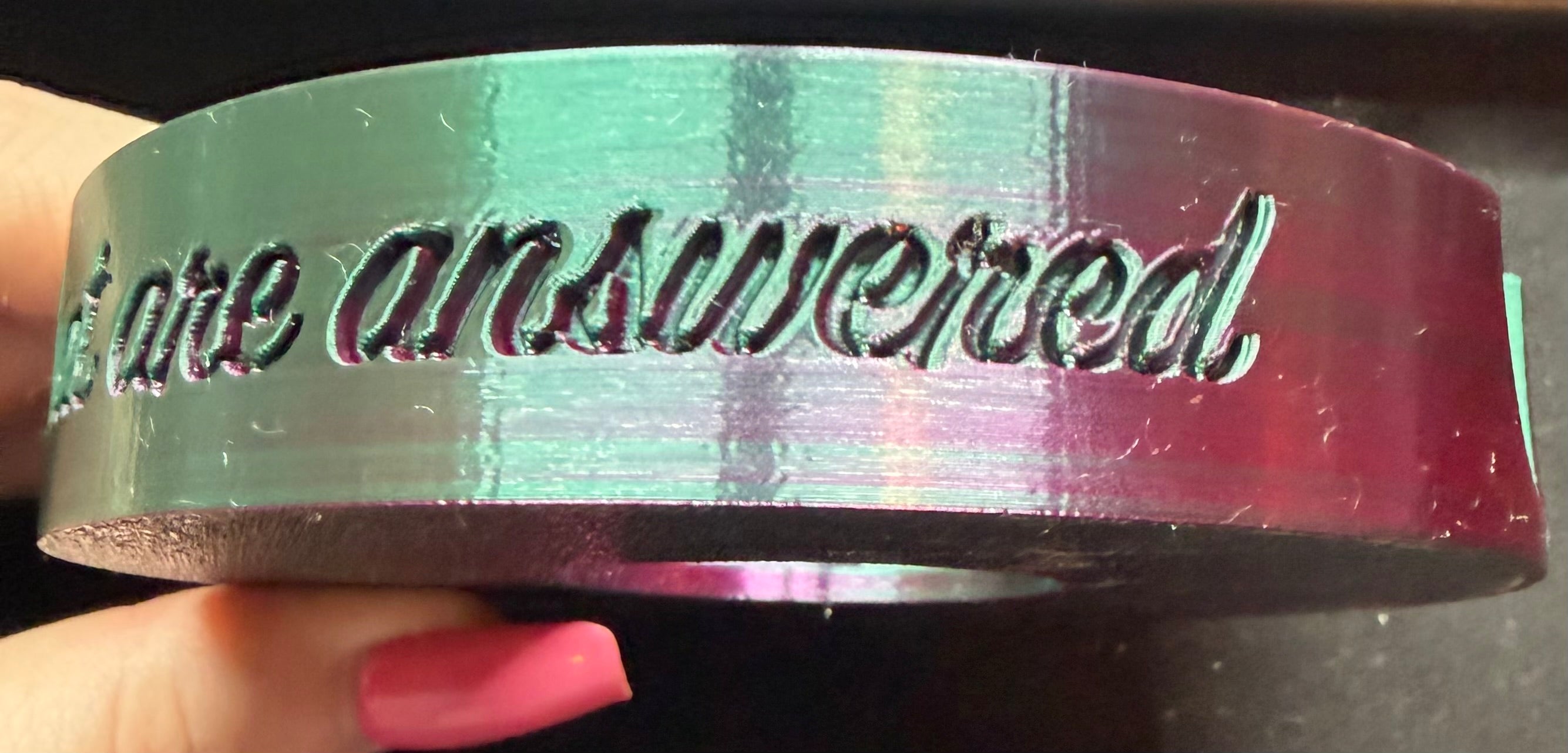 3D Printed ACOTAR Quote Coaster Set